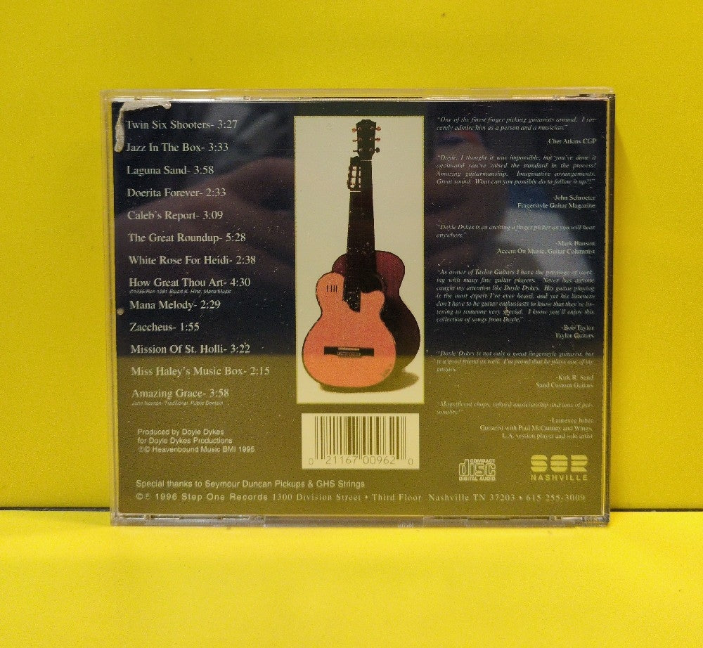 Doyle Dykes - Fingerstyle Guitar - 1996 - SOR-0096 - Used - EX - CDs