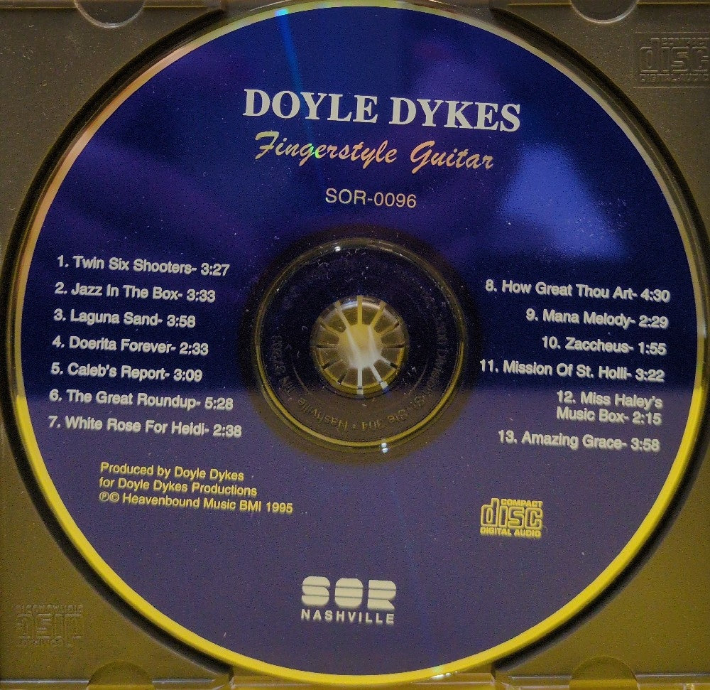 Doyle Dykes - Fingerstyle Guitar - 1996 - SOR-0096 - Used - EX - CDs