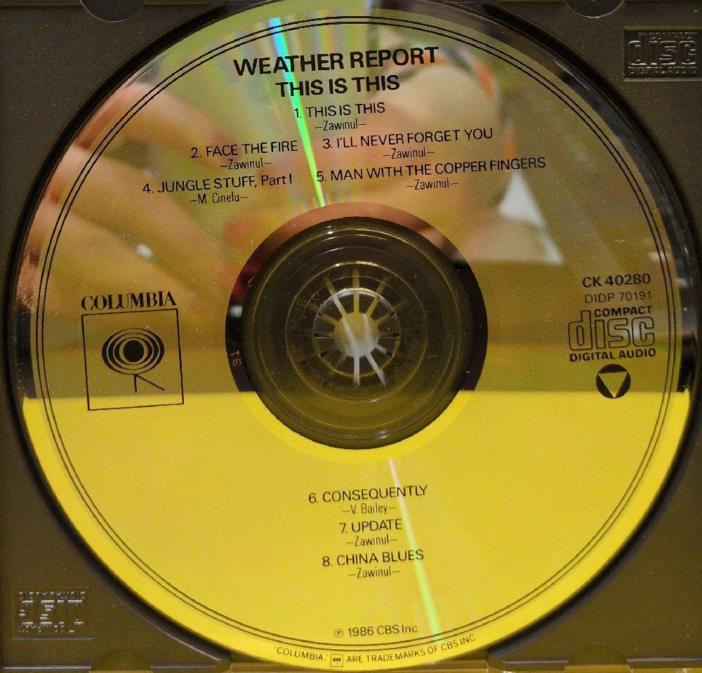 Weather Report - This Is This - CK 40280 - Used - EX - CDs - Reissue - Remastered