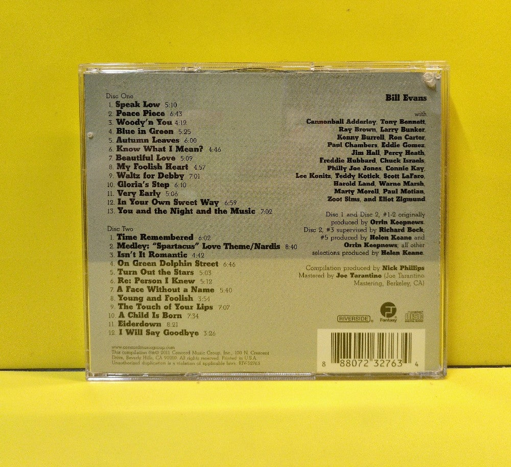 Bill Evans - The Definitive Bill Evans On Riverside And Fantasy - 2011 - RIV-32763 - Used - EX - CDs - 2xCD