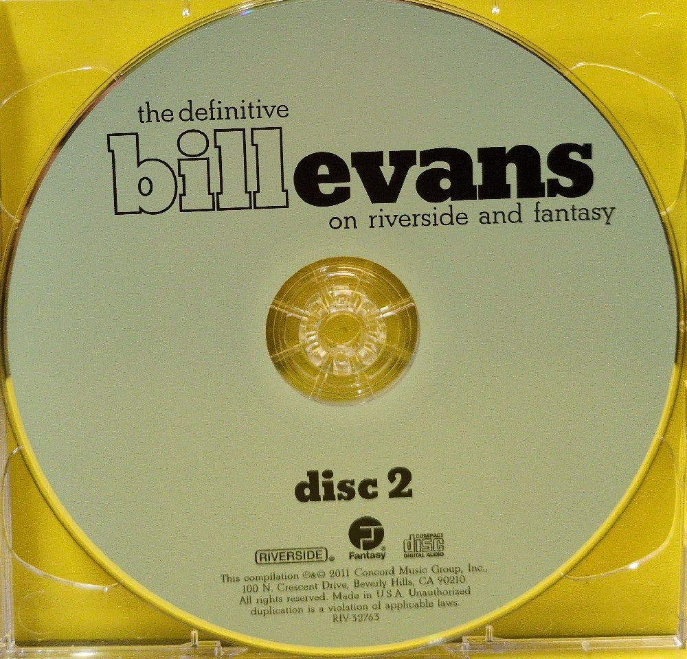 Bill Evans - The Definitive Bill Evans On Riverside And Fantasy - 2011 - RIV-32763 - Used - EX - CDs - 2xCD