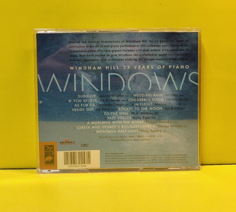 Various - Windham Hill 25 Years Of Piano - 2001 - WHCD 11591 - Used - EX - CDs - CRC Club Edition