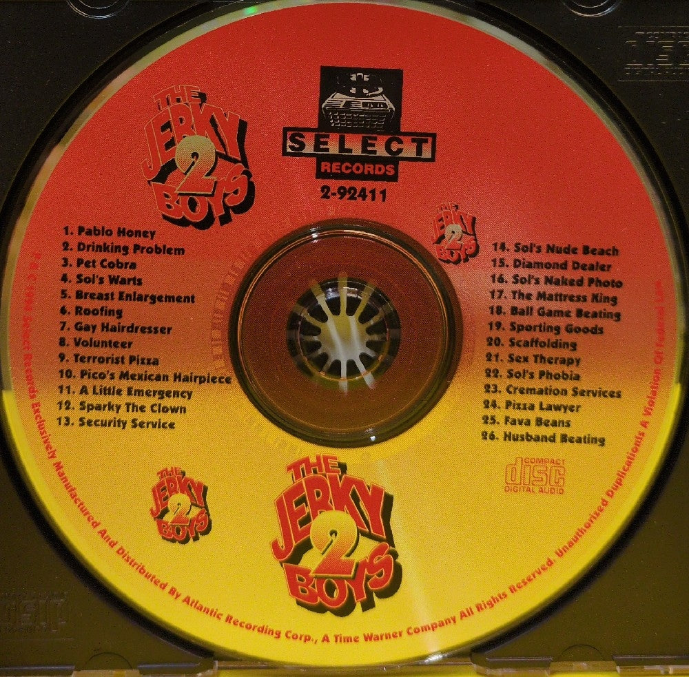 The Jerky Boys - The Jerky Boys 2 - 1994 - 2-92411 - Used - EX - CDs