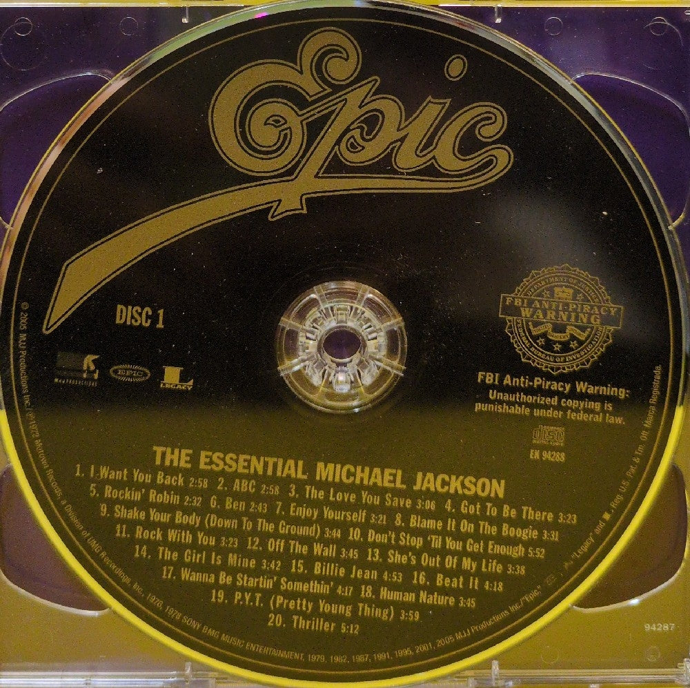 Michael Jackson - The Essential Michael Jackson - 2005 - E2K 94287 - Used - EX - CDs - 2xCD