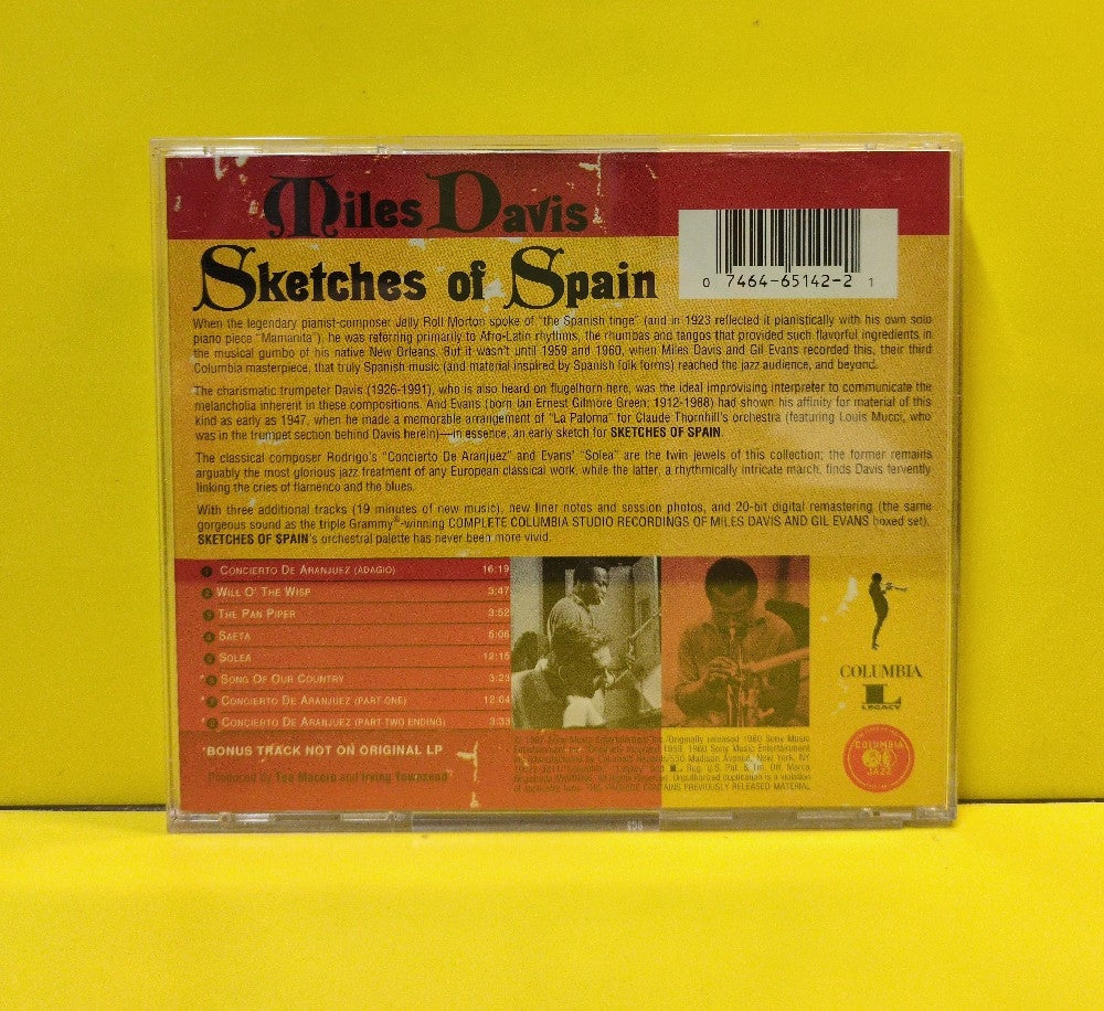 Miles Davis - Sketches Of Spain - CK 65142 - Used - EX - CDs - Reissue - Remastered - Best Value