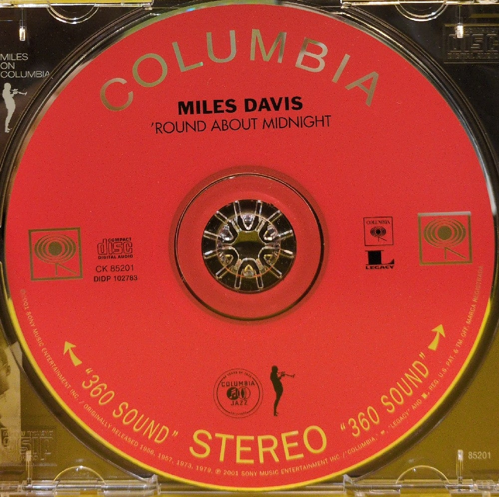 Miles Davis - 'Round About Midnight - 2001 - CK 85201 - Used - EX - CDs - Reissue - Remastered - 75th Anniversary
