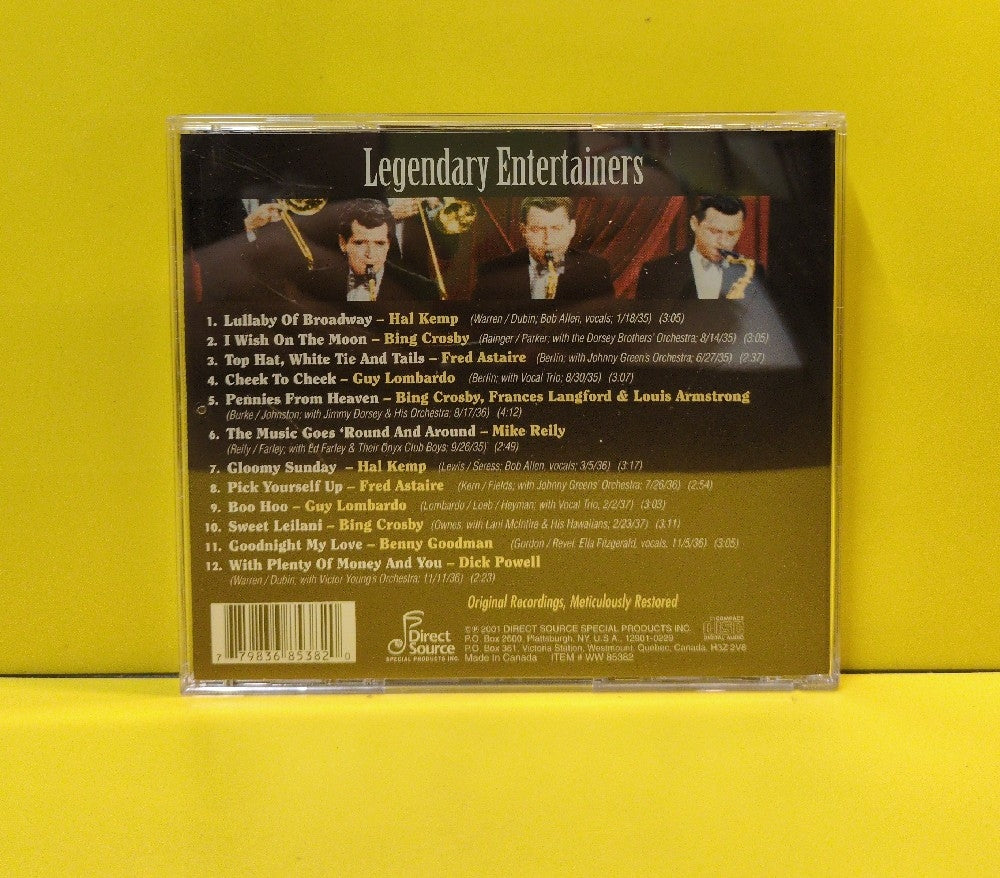 Various - Legendary Entertainers - 2001 - WW 85382 - Used - EX - CDs - Canadian Import