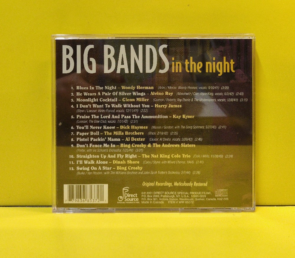 Various - Big Bands In The Night - 2001 - WW 85372 - Used - EX - CDs - Canadian Import