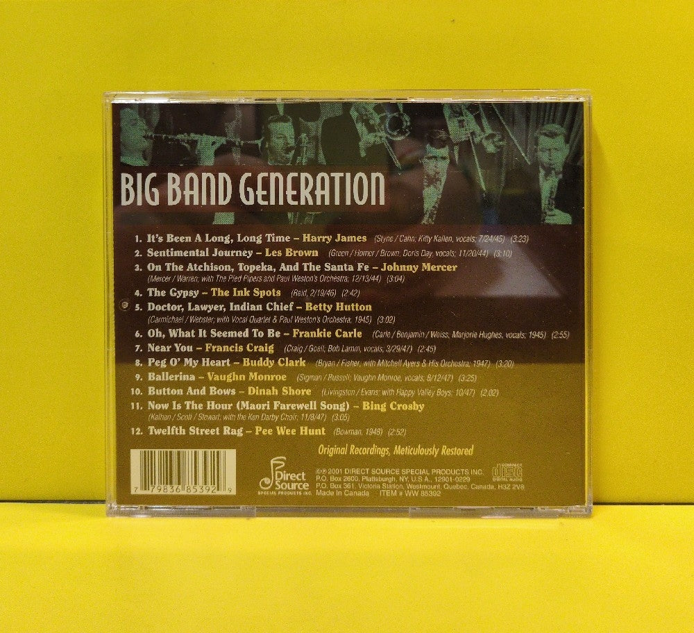 Various - Big Band Generation - 2001 - WW 85392 - Used - EX - CDs - Canadian Import