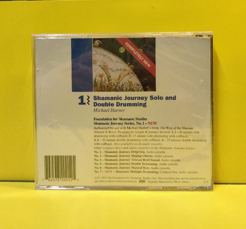 Michael Harner - No. 1 - Shamanic Journey Solo And Double Drumming - 1993 - C-1 - New - Sealed - CDs - Remastered