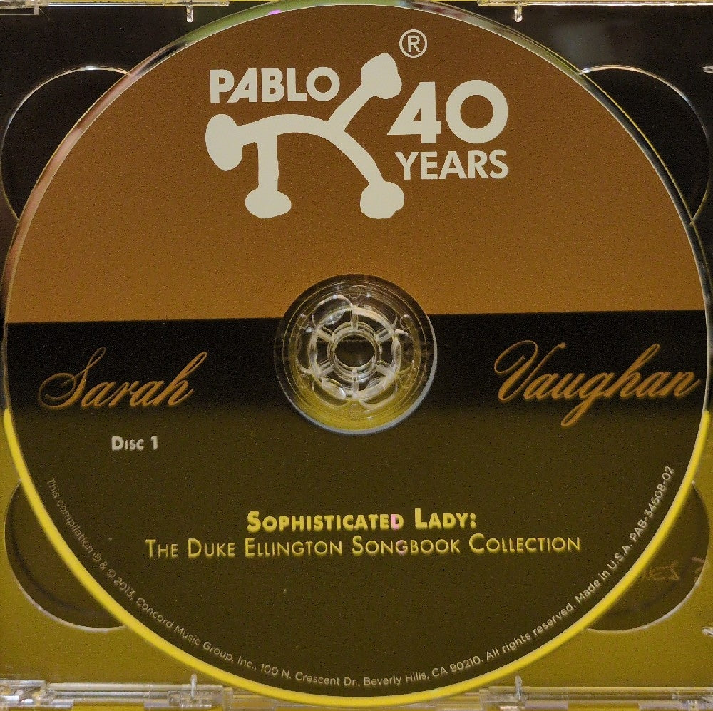 Sarah Vaughan - Sophisticated Lady: The Duke Ellington Songbook Collection - 2013 - PAB-34608-02 - Used - EX - CDs - 2xCD