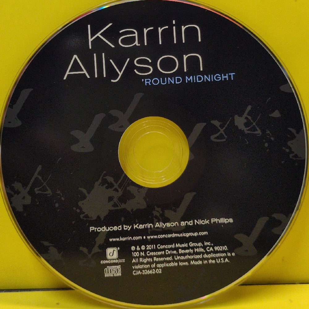 Karrin Allyson - 'Round Midnight - 2011 - CJA-3266202 - Used - EX - CDs - Gatefold Cardboard Sleeve
