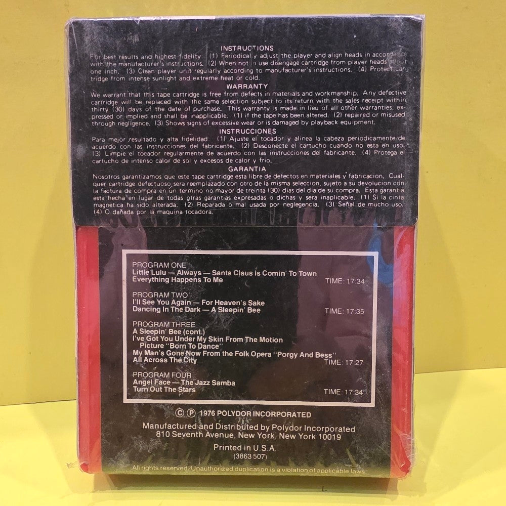 Billy Evans - Trio (Motian,Peacock),Duo (Hall) - 1976 - 8T-2-2509 - New - Sealed - 8-Track