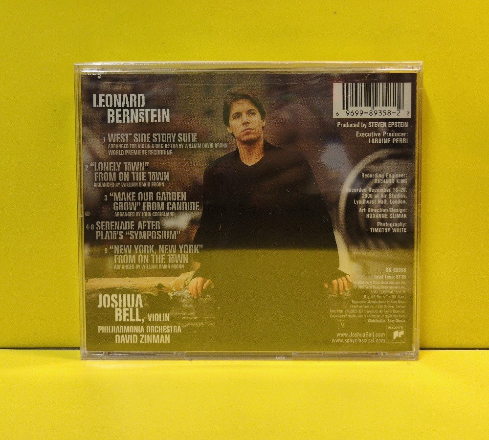 Joshua Bell, Philharmonia Orchestra, David Zinman, Bernstein - West Side Story Suite - 2001 - SK 89358 - New - Sealed - CDs