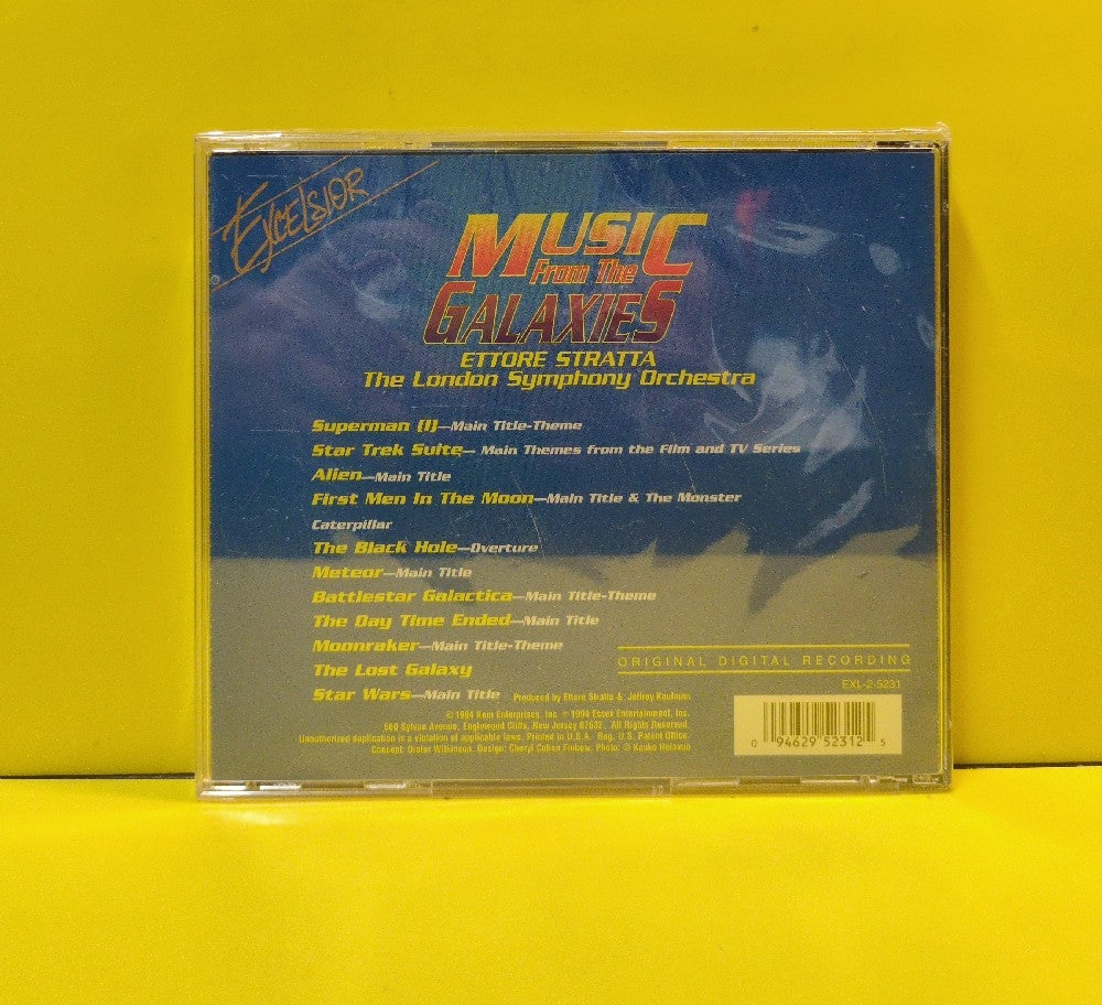 Ettore Stratta, The London Symphony Orchestra - Music From The Galaxies - 1994 - EXL-2-5231 - New - Sealed - CDs