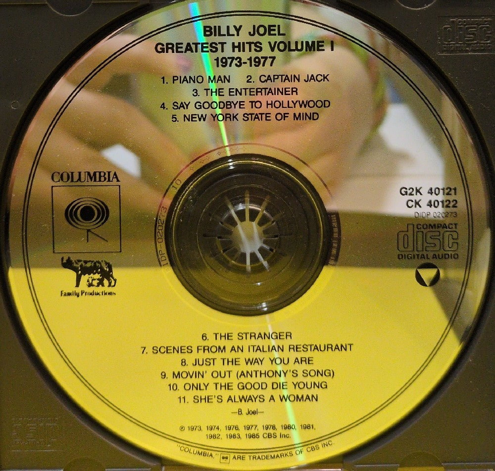Billy Joel - Greatest Hits Volume I & Volume II - G2K 40121 - Used - EX - CDs - 2xCD