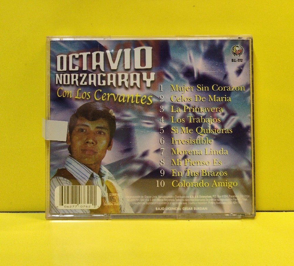 Octavio Norzagaray Con Los Cervantes - Octavio Norzagaray Con Los Cervantes - 2001 - D.L. 772 - Used - EX - CDs