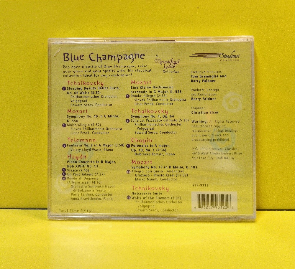 Various - Blue Champagne - 2000 - STR-9312 - New - Sealed - CDs