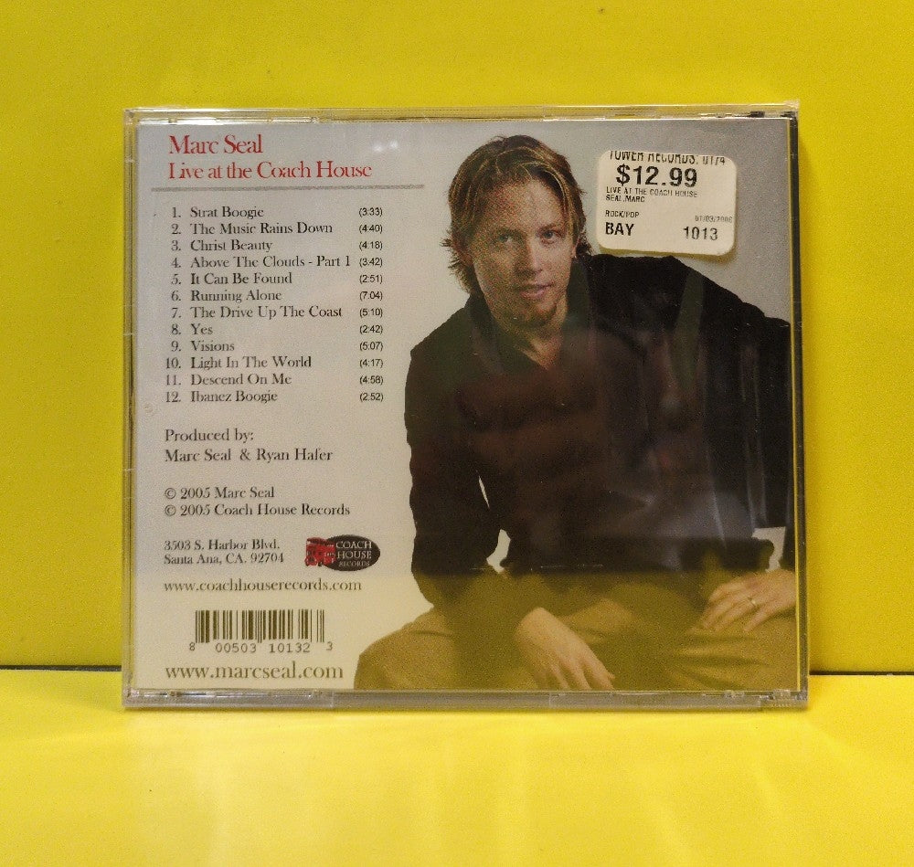 Marc Seal - Live At The Coach House - 2005 - CHCD1013 - New - Sealed - CDs