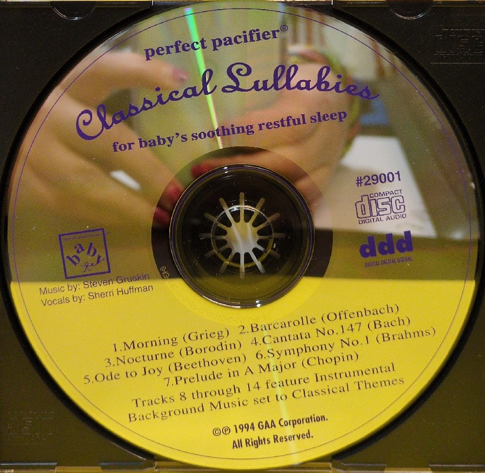 Sherilyn Huffman - Perfect Pacifier:  Classical Lullabies for baby's soothing restful sleep - 1994 - #29001 - Used - EX - CDs