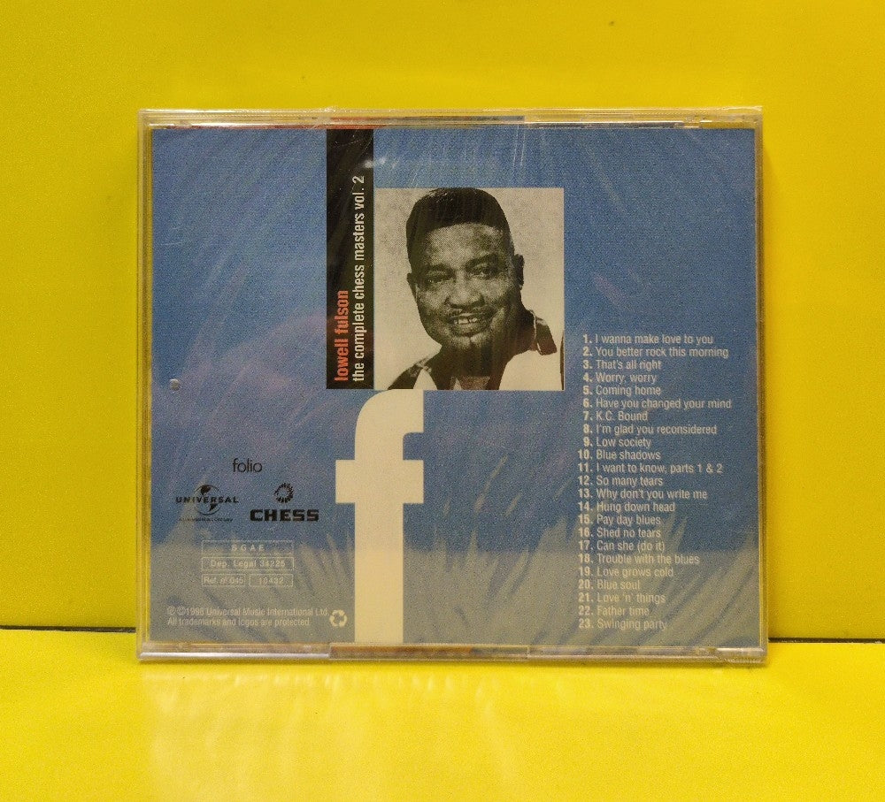 Lowell Fulson - The Complete Chess Masters Vol. 2 - 1998 - 10432 - New - Sealed - CDs - Remastered - Spain Import