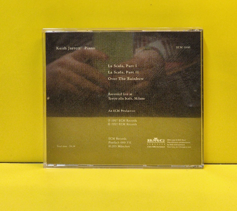 Keith Jarrett - La Scala - 1997 - ECM 1640 - Used - EX - CDs - Cardboard Sleeve Over Jewel Case