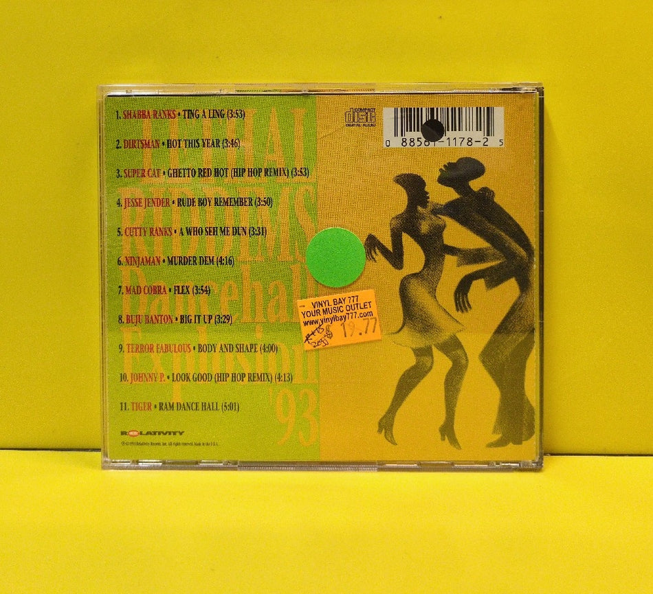 Various - Lethal Riddims: Dancehall Explosion '93 - 1993 - 88561-1178-2 - Used - EX - CDs