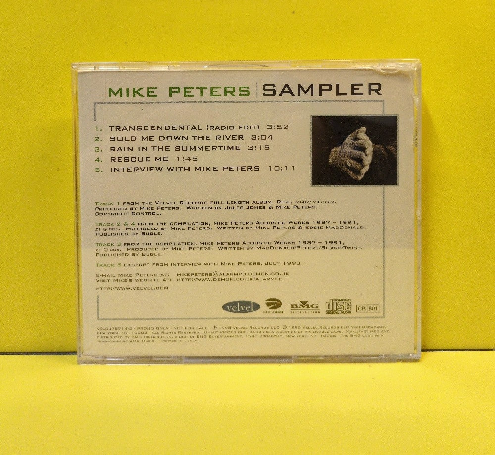 Mike Peters - Sampler - 1998 - VELDJ78714-2 - Used - EX - CDs - Promo