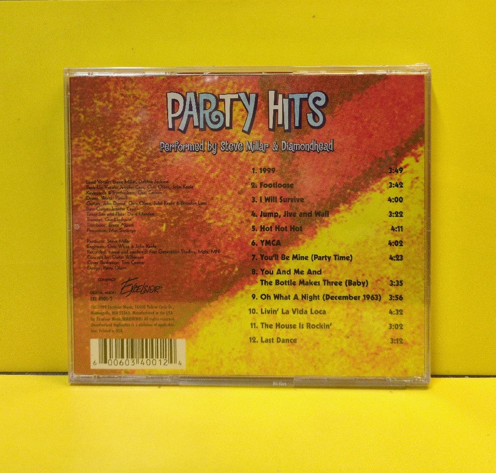 Steve Millar & Diamondhead - Party Hits - 1999 - 4001-2 - New - Sealed - CDs