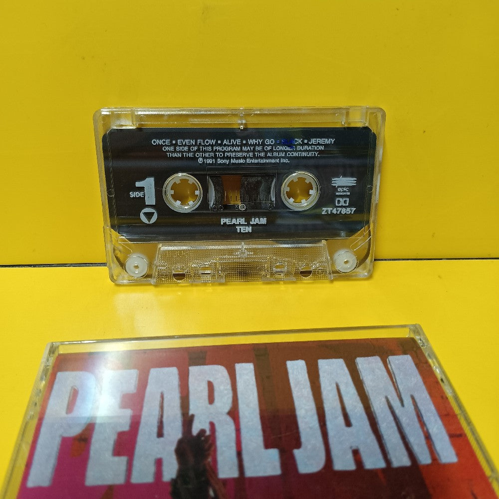 Pearl Jam - Ten - 1991 - ZT 47857 - Used - EX - Cassettes