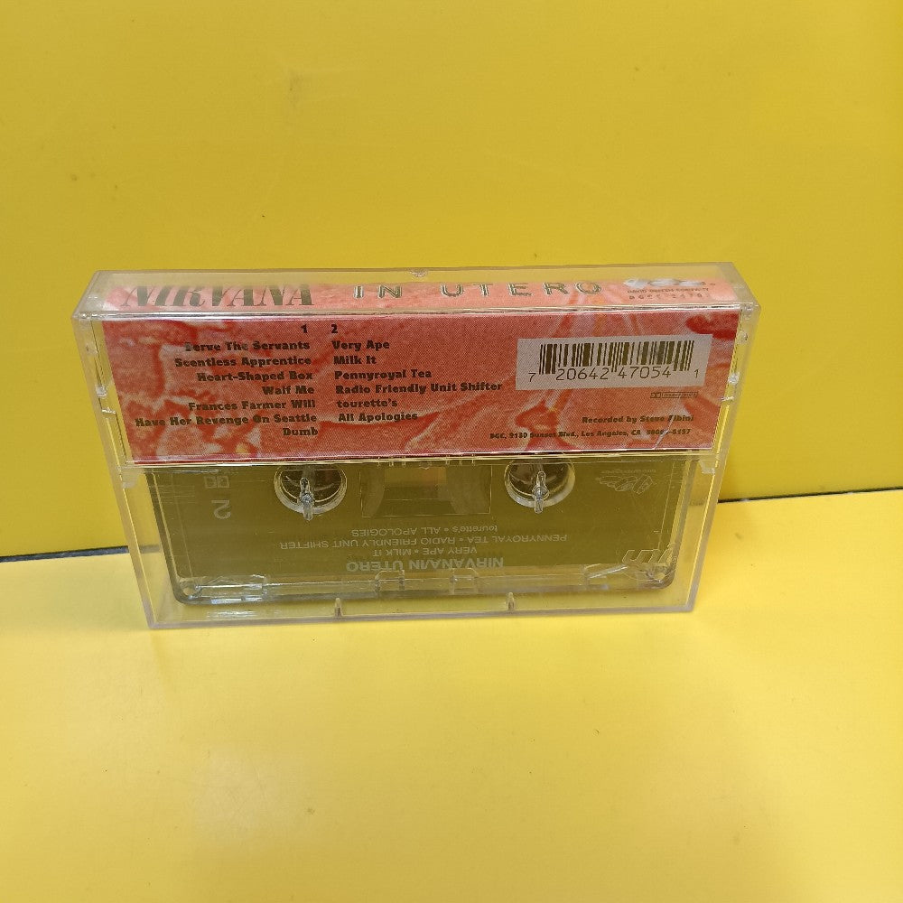 Nirvana - In Utero - 1994 - DGCC-24705 - Used - EX - Cassettes