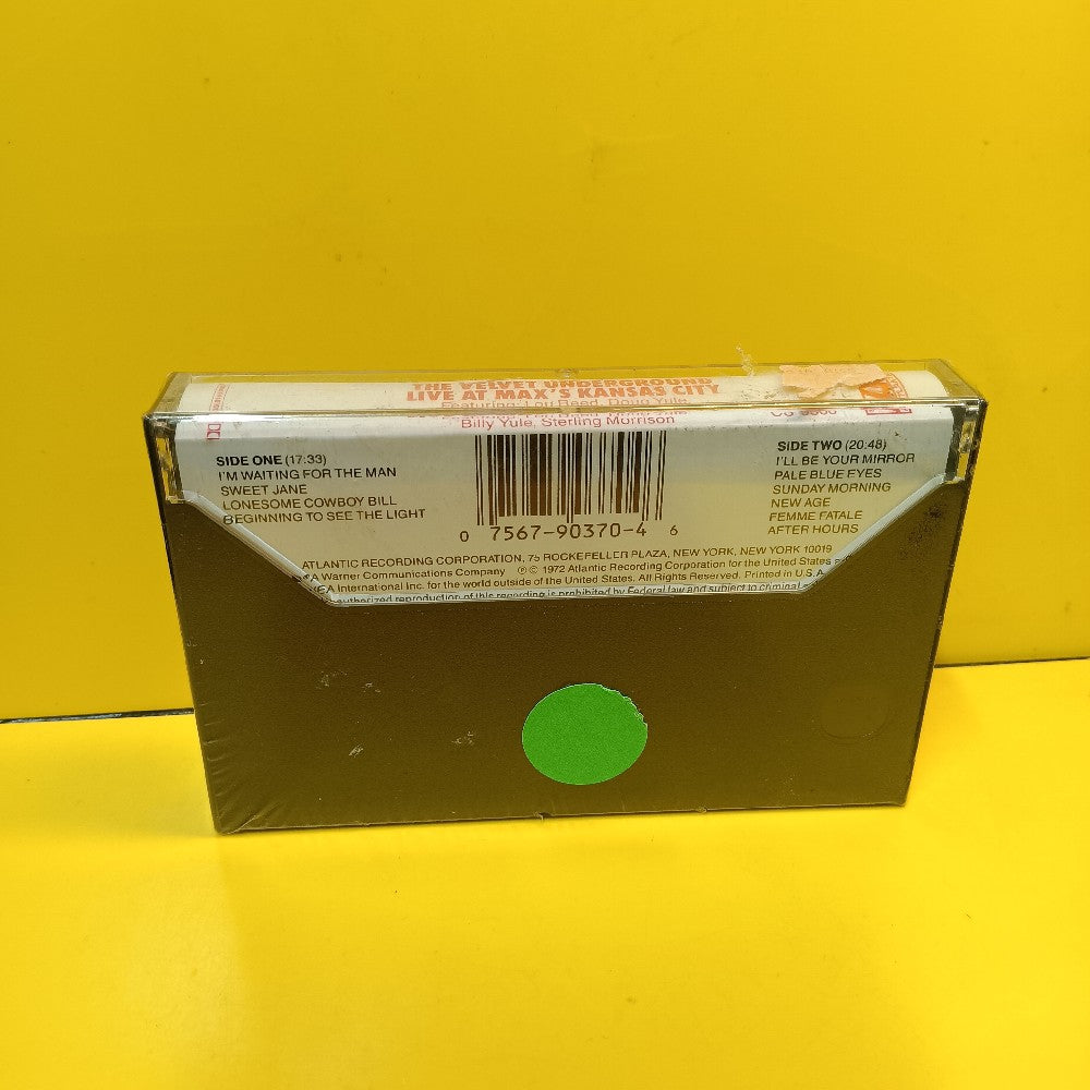The Velvet Underground - Live At Max's Kansas City - CS 9500 - New - Sealed - Cassettes