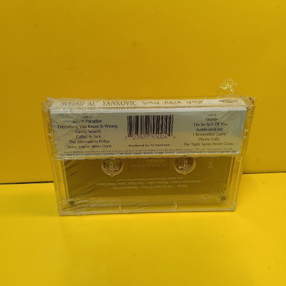 "Weird Al" Yankovic - Bad Hair Day - 1996 - 72392 75500-4 - New - Sealed - Cassettes