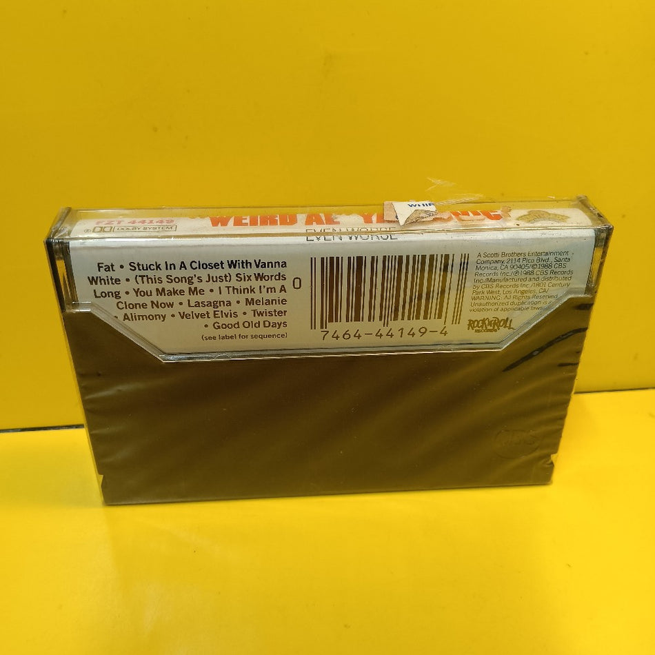"Weird Al" Yankovic - Even Worse - 1988 - FZT 44149 - New - Sealed - Cassettes