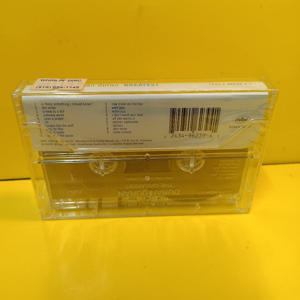Duran Duran - Greatest - 1998 - 7243 4 96239 4 1 - New - Sealed - Cassettes