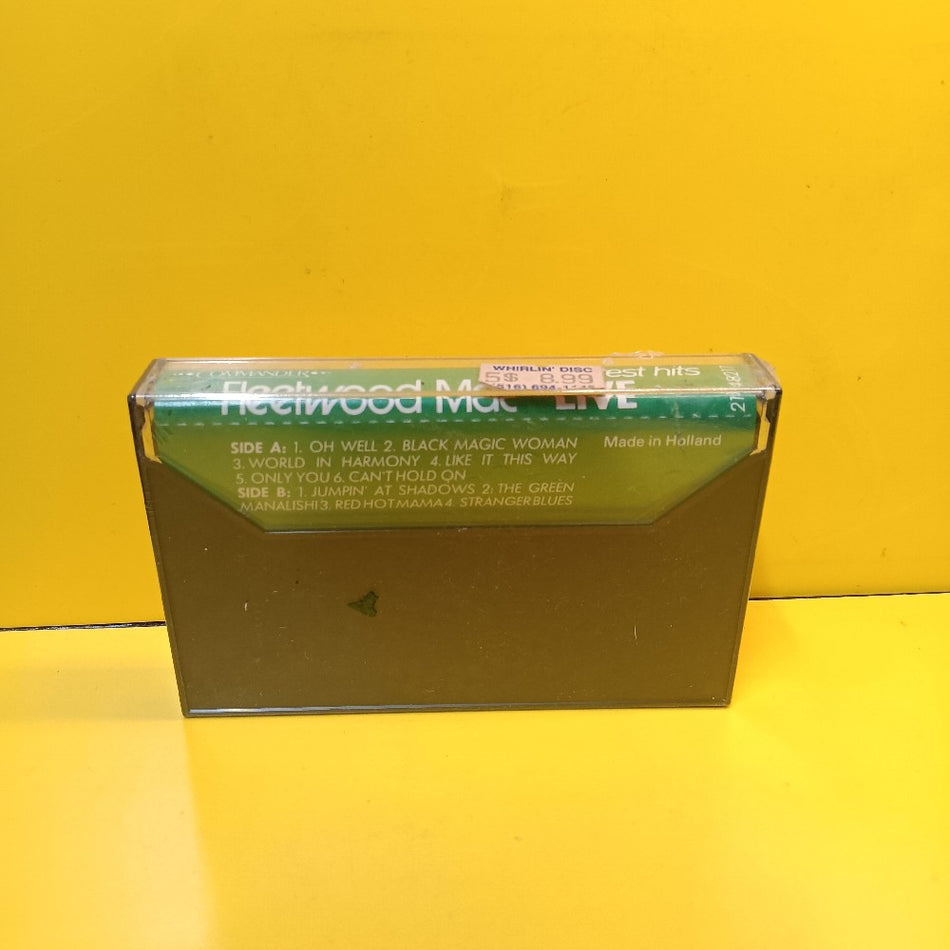 Fleetwood Mac - Greatest Hits Live HOLLAND - 2148217 - New - Sealed - Cassettes