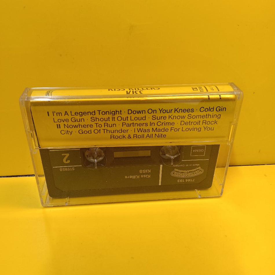 Kiss - Killers W. GERMANY  - 1982 - 7144 193 - Used - EX - Cassettes