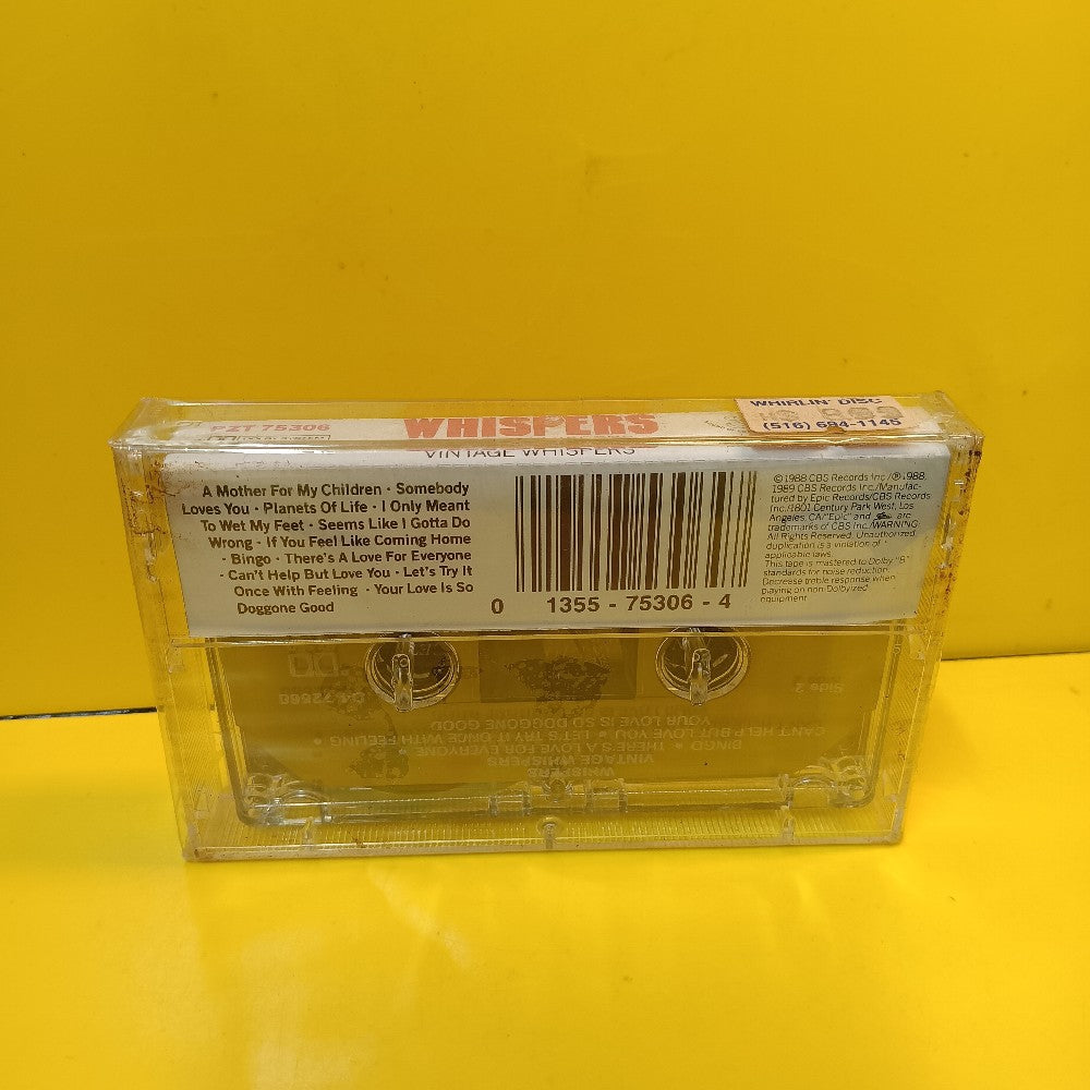 The Whispers - Vintage Whispers - 1988 - PZT 75306 - New - Sealed - Cassettes