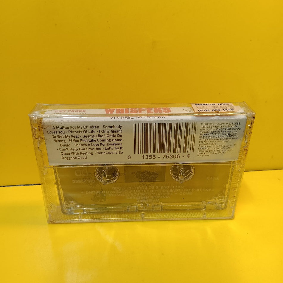 The Whispers - Vintage Whispers - 1988 - PZT 75306 - New - Sealed - Cassettes