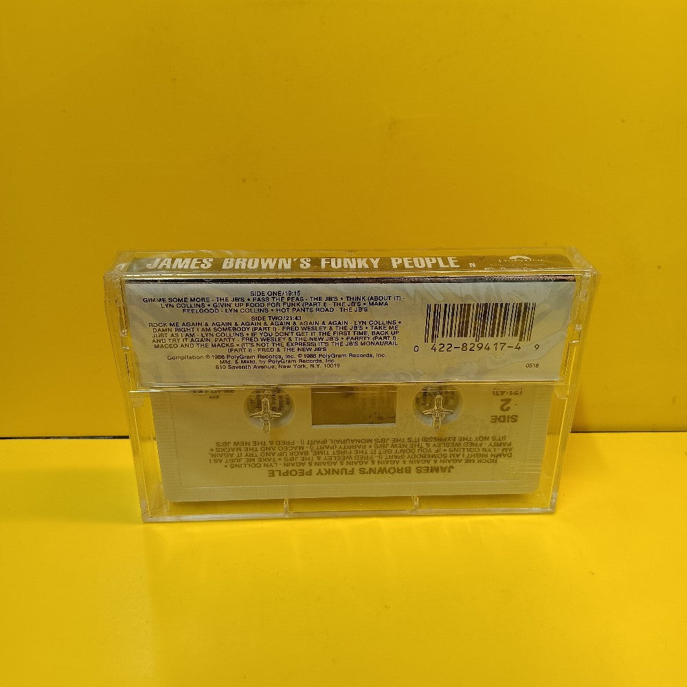 Various - James Brown's Funky People - 1986 - 829 417-4 Y-1 - New - Sealed - Cassettes