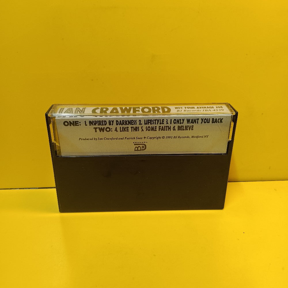 Ian Crawford - Not Your Average Joe - 1992 - JBA-4539 - Used - EX - Cassettes