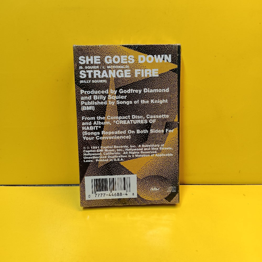 Billy Squier - She Goes Down - 1991 - 4JM-44688 - New - Sealed - Cassettes