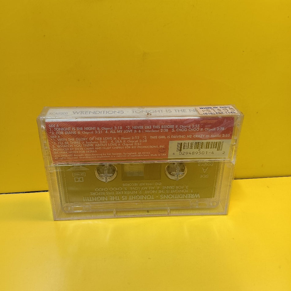 Wrenditions  - Tonight Is The Night - 1996 - KCA9500 - New - Sealed - Cassettes