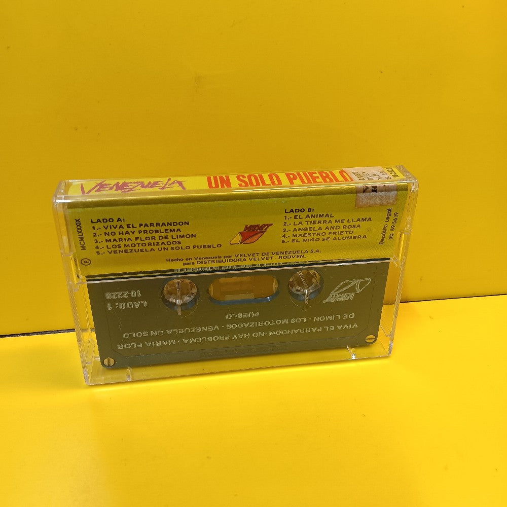 Venezuela Un Solo Pueblo - Self Titled - 1989 - 10-2220 - Used - EX - Cassettes