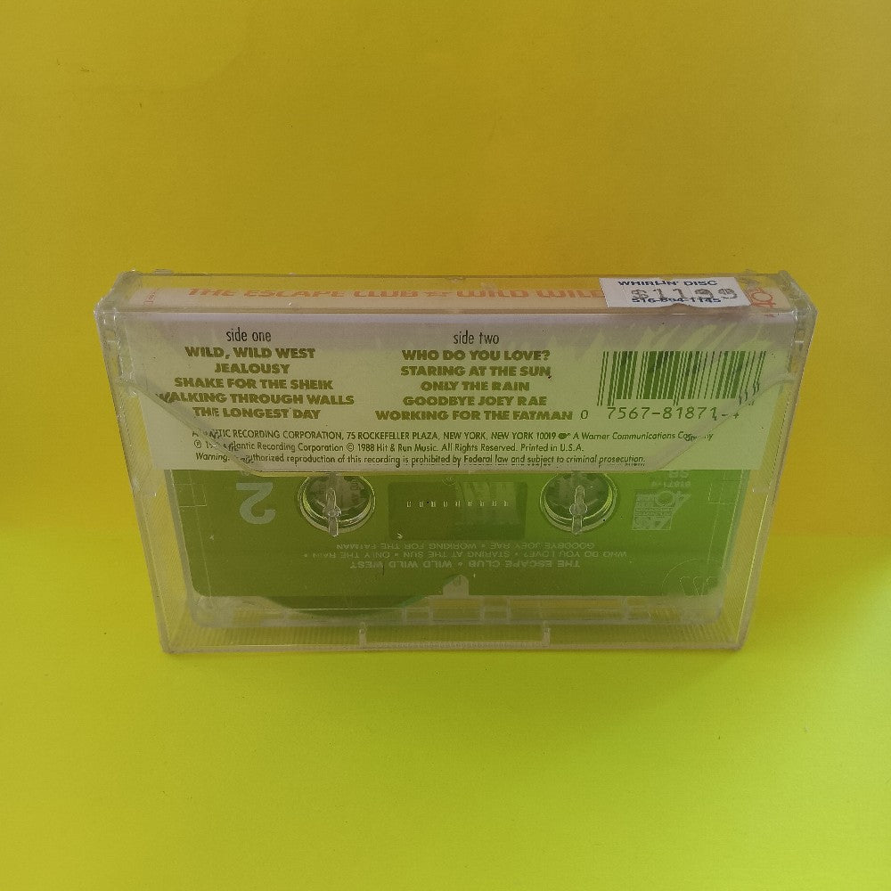 The Escape Club - Wild Wild West - 1988 - 7 81871-4 - New - Sealed - Cassettes