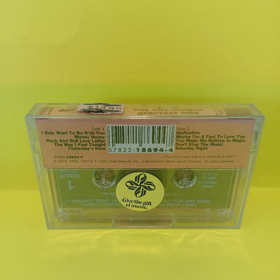 Bay City Rollers - Greatest Hits - 1991 - 07822 18694-4 - New - Sealed - Cassettes