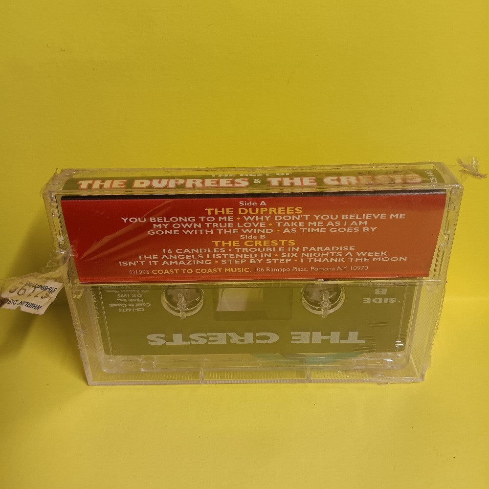 The Duprees & The Crests - The Best Of - 1995 - CS-14474 - New - Sealed - Cassettes