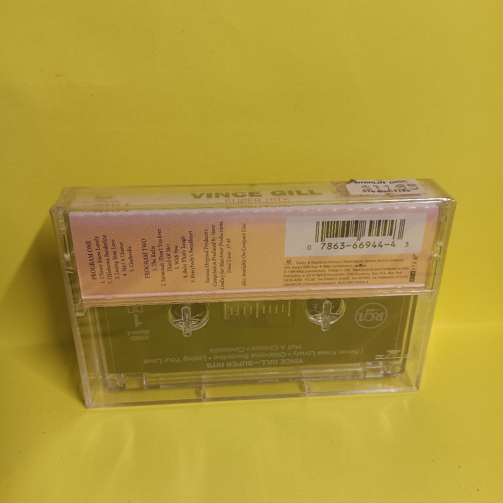 Vince Gill - Super Hits - 1996 - 07863-66944-4 - New - Sealed - Cassettes