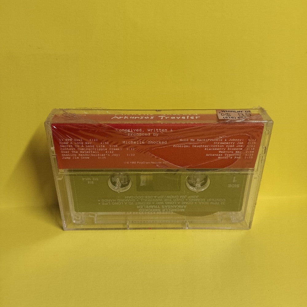 Michelle Shocked - Arkansas Traveler ADVANCE PROMO - 1992 - 314 512 101-4 - New - Sealed - Cassettes
