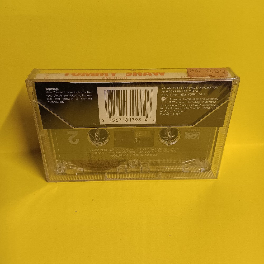Tommy Shaw - Ambition - 1987 - 7 81798-4 - New - Sealed - Cassettes